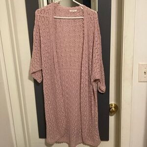 Maurices size medium crochet kimono